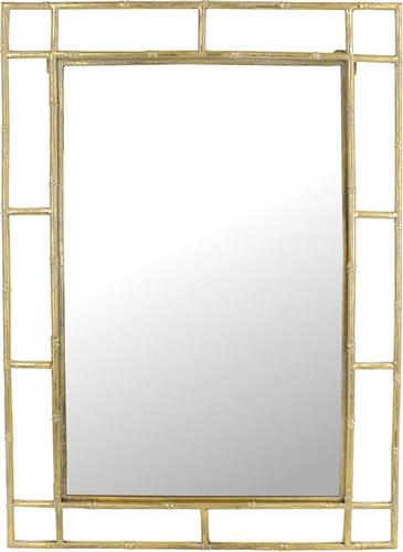 ArteLibre Καθρέπτης Τοίχου με Χρυσό Μεταλλικό Πλαίσιο 99x69.5cm 05151645