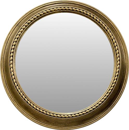 ArteLibre Καθρέπτης Τοίχου με Χρυσό Πλαστικό Πλαίσιο 56cm