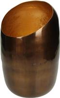 ArteLibre Κηροπήγιο Αλουμινίου σε Καφέ Χρώμα 17x17x27cm 05153891
