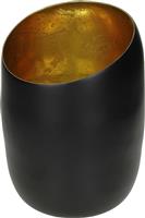 ArteLibre Κηροπήγιο Αλουμινίου σε Μαύρο Χρώμα 13.5x13.5x20cm 05153958