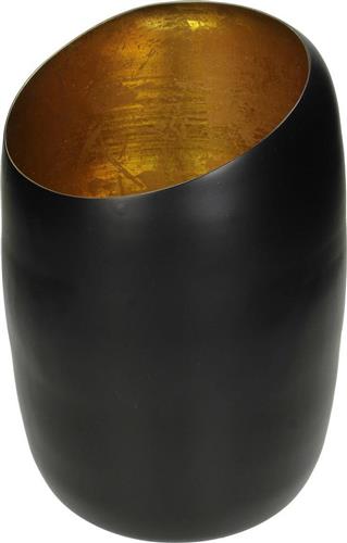 ArteLibre Κηροπήγιο Αλουμινίου σε Μαύρο Χρώμα 17x17x27cm 05153959