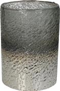 ArteLibre Κηροπήγιο Γυάλινο σε Ασημί Χρώμα 12x12x17cm 05150352