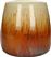 ArteLibre Κηροπήγιο Γυάλινο σε Πορτοκαλί Χρώμα 23x23x23cm 05152854