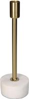 ArteLibre Κηροπήγιο Μεταλλικό σε Χρυσό Χρώμα 7.5x7.5x24.5cm 05156684