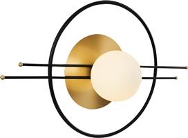 ArteLibre Leco Μοντέρνο Φωτιστικό Τοίχου με Ντουί G9 σε Χρυσό Χρώμα Πλάτους 59cm 14830018