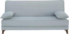 ArteLibre Leo Τριθέσιος Καναπές Κρεβάτι Ανοιχτό Γκρι 195x82cm