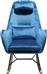 ArteLibre Leonard Πολυθρόνα σε Γαλάζιο Χρώμα 68x107x105cm 14480009