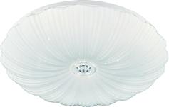 ArteLibre Lepus Μεταλλική Πλαφονιέρα Οροφής με Ενσωματωμένο LED σε Λευκό χρώμα 40cm 14780197
