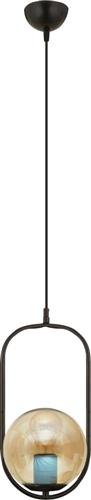 ArteLibre Lorn Μοντέρνο Κρεμαστό Φωτιστικό Μονόφωτο με Ντουί E27 Μελί 14780074