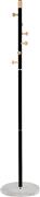 ArteLibre Maggiore Καλόγερος Μεταλλικός Μαύρος 37x37x173cm 14620040