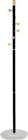 ArteLibre Maggiore Καλόγερος Μεταλλικός Μαύρος 37x37x173cm 14620040