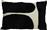 ArteLibre Μαξιλάρι Καναπέ από 100% Βαμβάκι Μαύρο 60x40cm 05153479