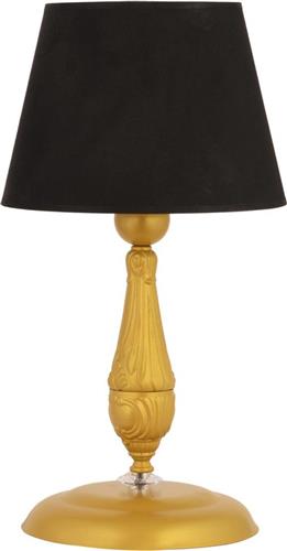 ArteLibre Mar Πορτατίφ με Μαύρο Καπέλο και Χρυσή Βάση 14780141