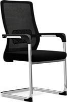 ArteLibre Nami Καρέκλα Επισκέπτη με Μπράτσα σε Μαύρο Χρώμα 56x56x100cm 14370216