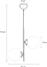 ArteLibre Nura Μοντέρνο Κρεμαστό Φωτιστικό Δίφωτο με Ντουί E27 σε Μαύρο Χρώμα 14301135