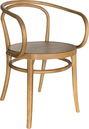 ArteLibre Pandora Καρέκλα Τραπεζαρίας Ξύλινη Φυσικό 48x48x88cm 15320028