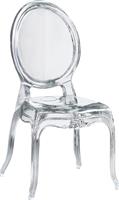 ArteLibre Pedran Καρέκλα Catering Πολυπροπυλενίου Διάφανο 42x52x88cm 14980012
