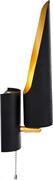 ArteLibre Pilga Μοντέρνο Φωτιστικό Τοίχου με Ντουί E14 σε Μαύρο Χρώμα Πλάτους 30cm 14830013