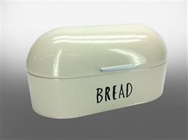ArteLibre Ψωμιέρα με Καπάκι Μεταλλική σε Μπεζ Χρώμα 43.5x20.5x20.5cm 06510392