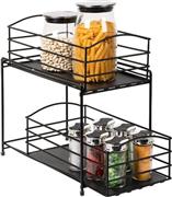 ArteLibre Ραφιέρα Κουζίνας Μεταλλική Μαύρη 36x19x32.5cm 06512793