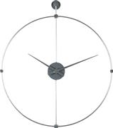ArteLibre Ρολόι Τοίχου Μεταλλικό Ασημί 60.5cm 14700017