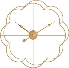 ArteLibre Ρολόι Τοίχου Μεταλλικό Χρυσό 60cm 14700008