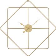 ArteLibre Ρολόι Τοίχου Μεταλλικό Χρυσό 60x60cm 14700010