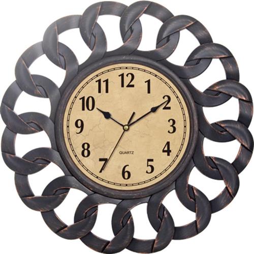 ArteLibre Ρολόι Τοίχου Πλαστικό Μαύρο 40.6cm 14740040