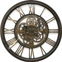 ArteLibre Ρολόι Τοίχου Πλαστικό Χρυσό 61cm 14740031