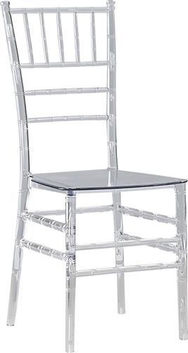 ArteLibre Sabine Καρέκλα Catering Πολυπροπυλενίου Διάφανο 40x42x92cm 14980009