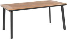 ArteLibre Τραπέζι Εξωτερικού Χώρου Polywood με Σκελετό Αλουμινίου Epupa Γκρι-Καρυδί 160x90x73cm 14840035