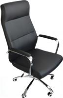 ArteLibre Wishaw Καρέκλα Γραφείου PU Μαύρη 75x63x112-120cm
