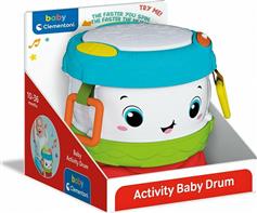 AS Company Baby Clementoni Activity Baby Drum με Μουσική για 10+ Μηνών 1000-17409