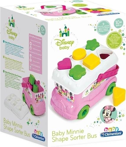 AS Company Clementoni Baby Minnie Shape Sorter Bus για 10+ Μηνών 1000-14933
