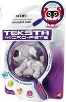AS Company Ηλεκτρονικό Ρoμποτικό Παιχνίδι Teksta Micro-Pet για 3+ Ετών White/Silver Puppy 1030-51316