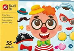 AS Company Μαγνητικό Παιχνίδι Κατασκευών Αστεία Πρόσωπα για Παιδιά 3+ Ετών 1029-64042