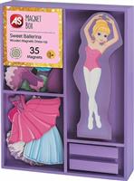 AS Company Μαγνητικό Παιχνίδι Κατασκευών Ballerina για Παιδιά 3+ Ετών 1029-64052