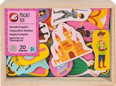 AS Company Μαγνητικό Παιχνίδι Κατασκευών Wooden Princesses για Παιδιά 2+ Ετών 1029-64046