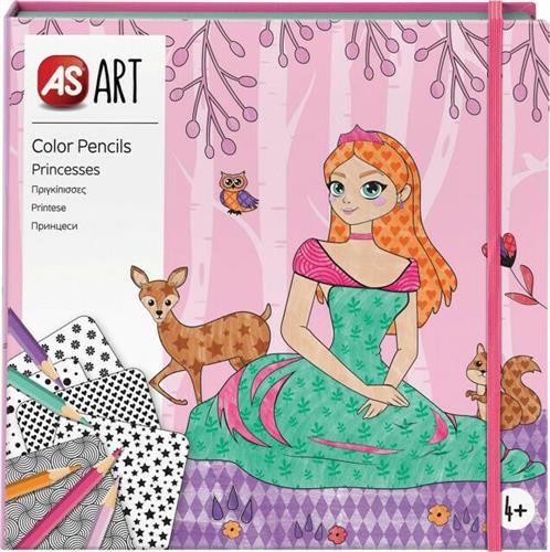AS Company Ζωγραφική Πριγκίπισσες για Παιδιά 4+ Ετών 1038-21054