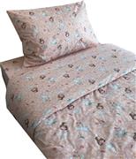 Astron Italy Ballerina Σετ Σεντόνια Μονά Βαμβακερά Ροζ 260x175cm 3τμχ 32651