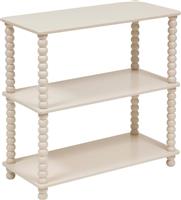 Atmosphera Chamlo Ραφιέρα Δαπέδου Μπεζ 75x34x75cm 213008A