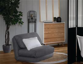 Atmosphera Marza Πολυθρόνα Slate Grey 82x58x78cm 166753B