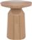 Atmosphera Sita Στρογγυλό Βοηθητικό Τραπεζάκι Μεταλλικό Μπεζ Μ38xΠ38xΥ44cm 197889A