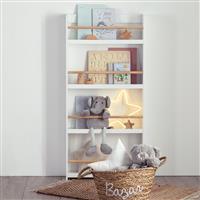 Atmosphera Βιβλιοθήκη Δαπέδου Ξύλινη Λευκή 55x15x118cm 174087