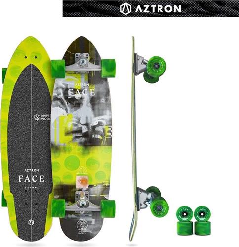 Aztron Complete Surfskate Face 33 Πράσινο AK-403