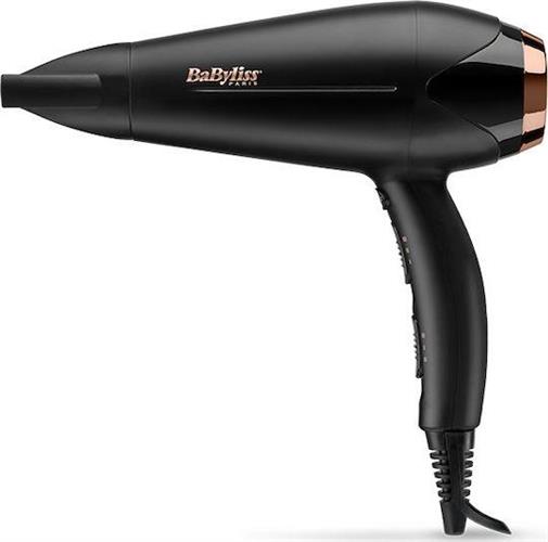 Babyliss D570DE Turbo Shine Ionic Πιστολάκι Μαλλιών με Φυσούνα 2200W