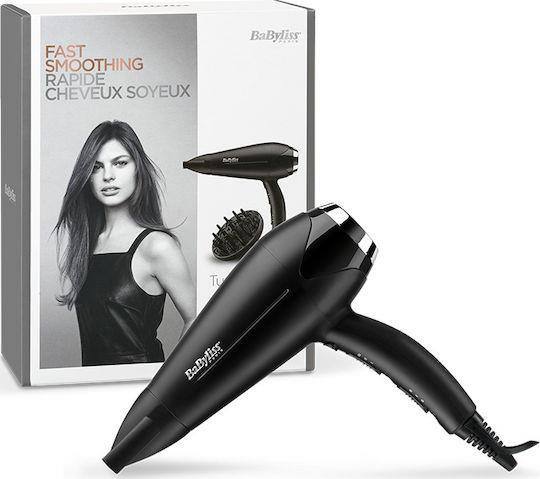 Babyliss D572DE Turbo Smooth Ionic Πιστολάκι Μαλλιών με Φυσούνα 2200W