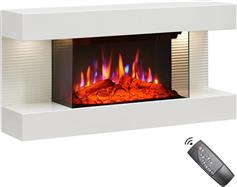 Balderia Ira Επιτοίχιο Ηλεκτρικό Τζάκι 1800W 82x81.8cm Λευκό