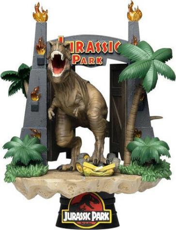 Beast Kingdom Jurassic Park: D-Stage-Park Gate Ρεπλίκα μήκους 15cm DS-088