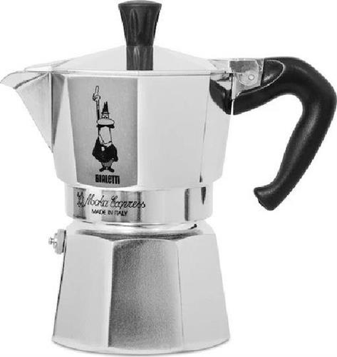 Bialetti Moka Express Μπρίκι Espresso 6cups Ασημί